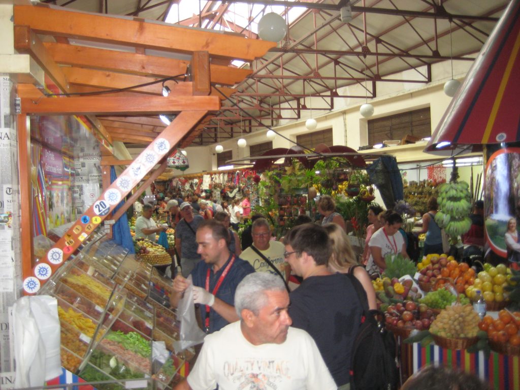 Fødevaremarked i Funchal, Madeira