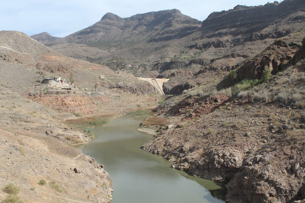 Stor dæmning på Gran Canaria