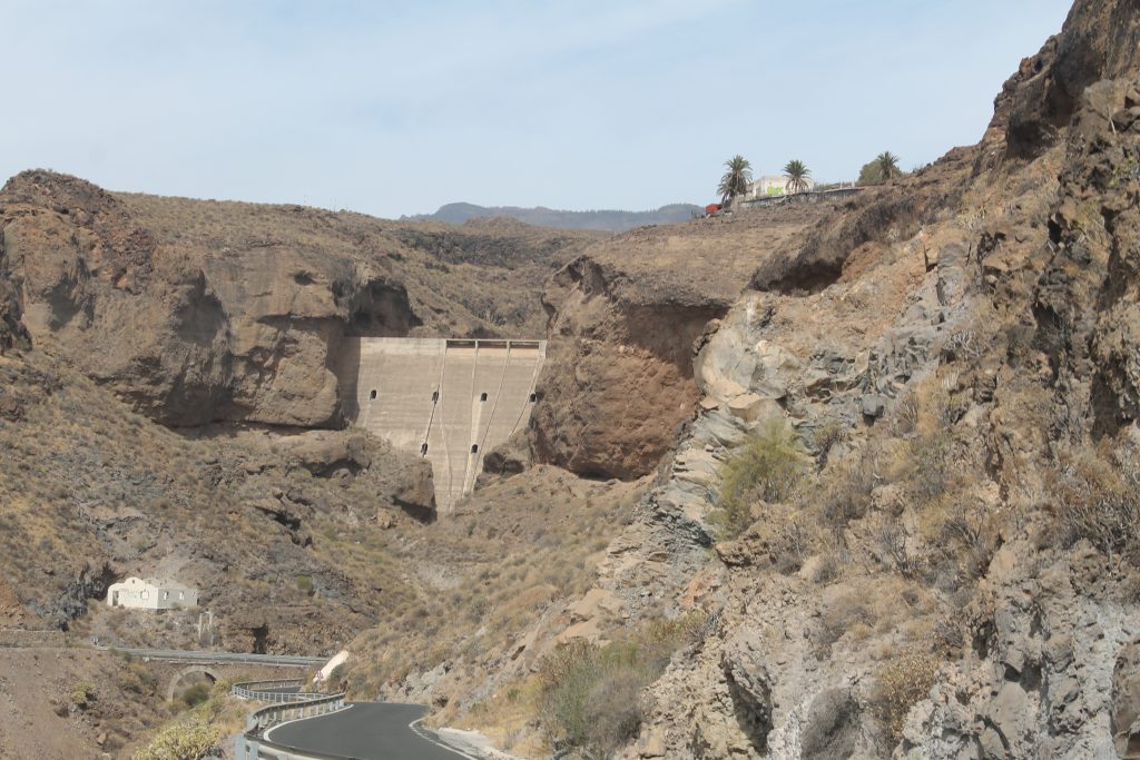 Stor dæmning på Gran Canaria