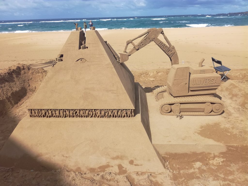 Sandskulpturer i Las Palmas