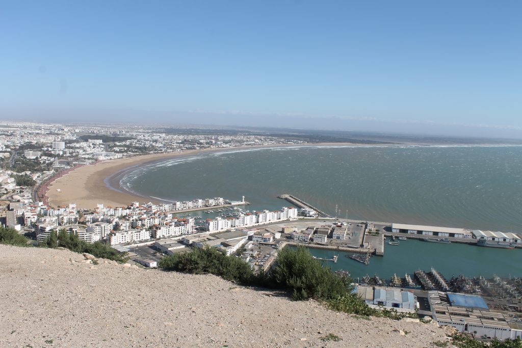 Agadir Marina, fiskerihavn og strand