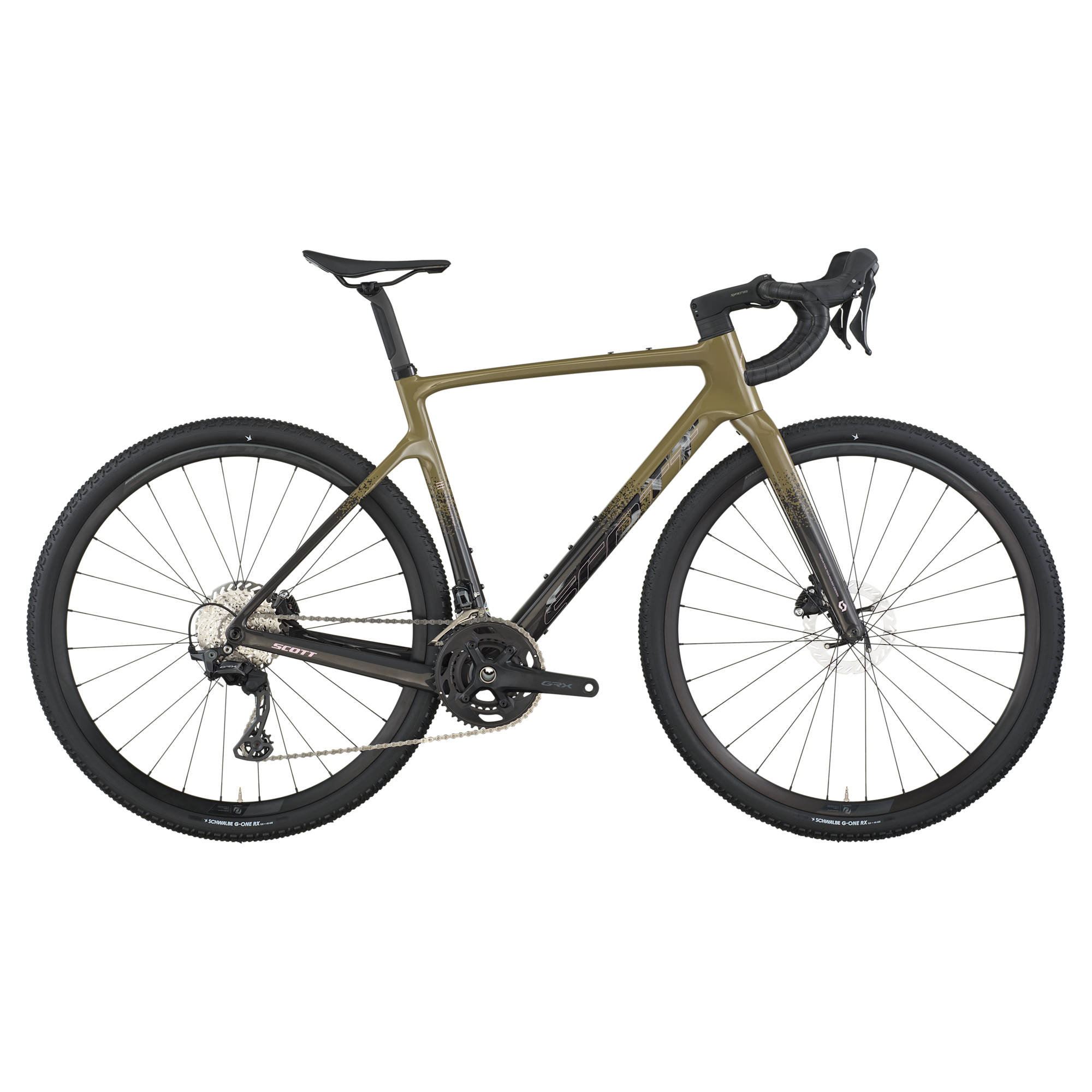 Scott Addict Gravel 40 grønn/sort