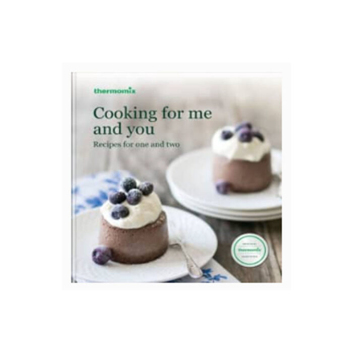 Cooking for Me and You opskriftschip til Thermomix® TM5. Indeholder inspirerende opskrifter designet til mindre portioner, perfekte til både singler og par