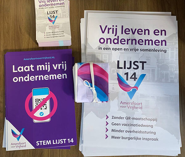 Marketing material - Amersfoort voor Vrijheid