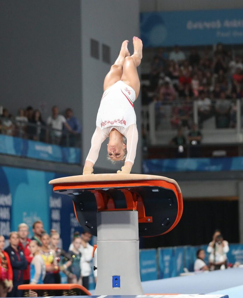 biomechanics of gymnast on vault