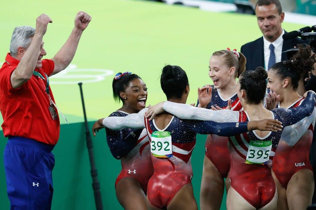 team usa short gymnasts