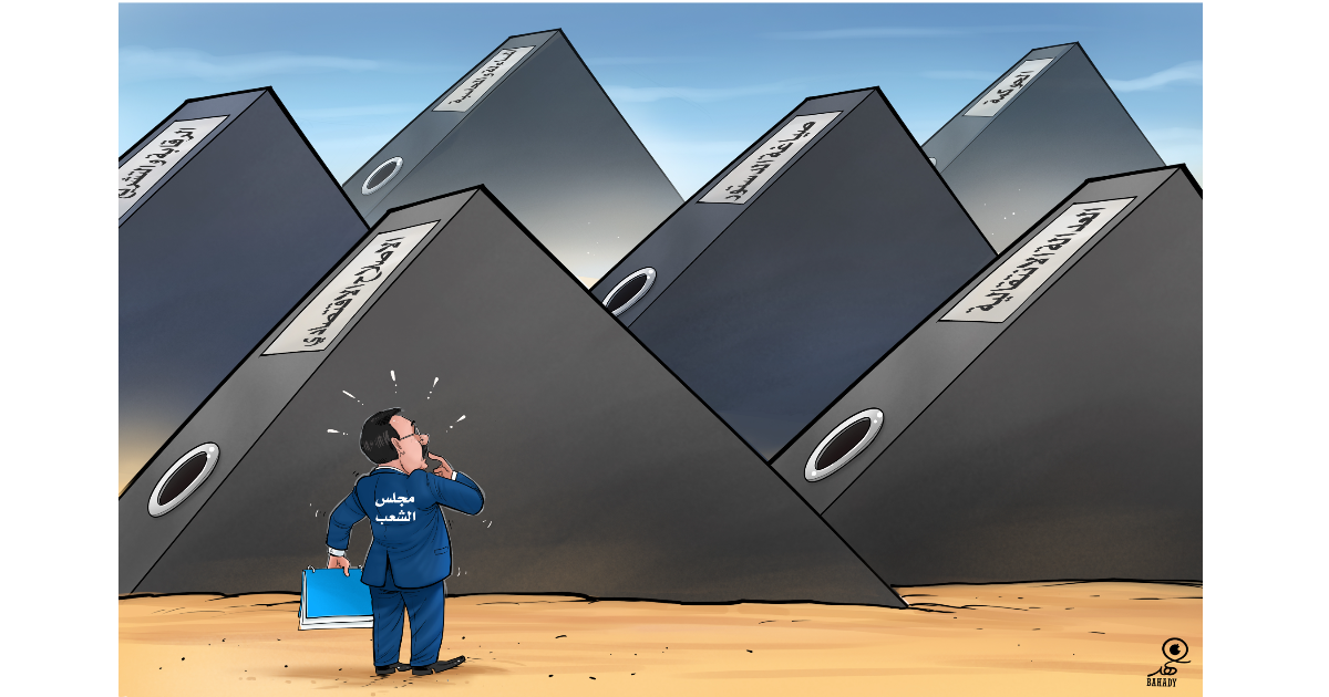 كاريكاتير: استحقاقات مجلس الشعب الجديد