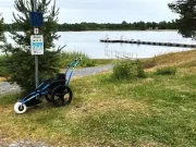 Klart: Här finns kommunens första badrullstol