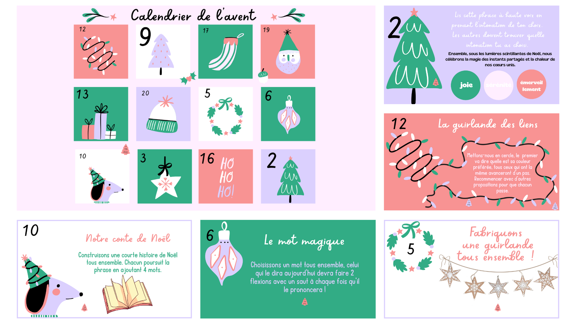 Calendrier de l’Avent Tablettes & Pirouettes