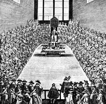 Parliament in Session in the Reign of James I, early 17th century c1902-1905