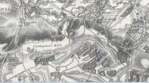 1 inch Ordnance Survey map, 1815.