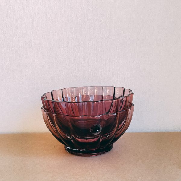 Handmade amethyst Ikea bowls