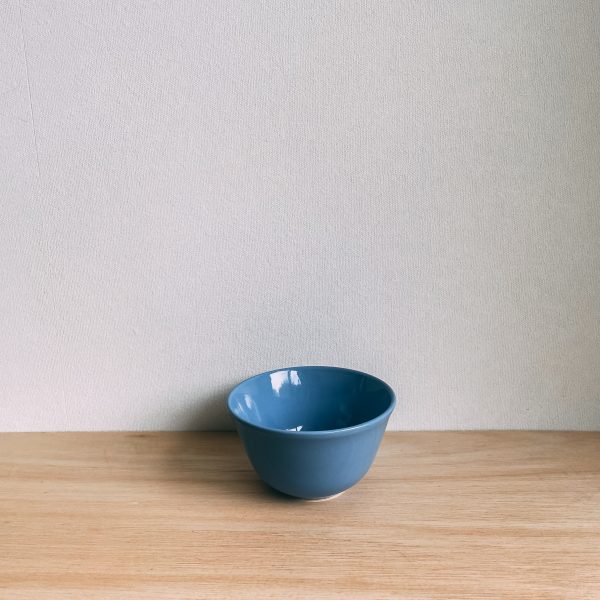 Pastel blue breakfast bowls