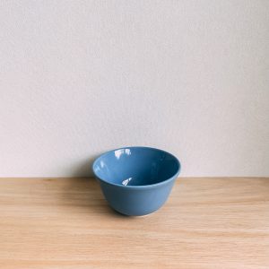 Pastel blue breakfast bowls