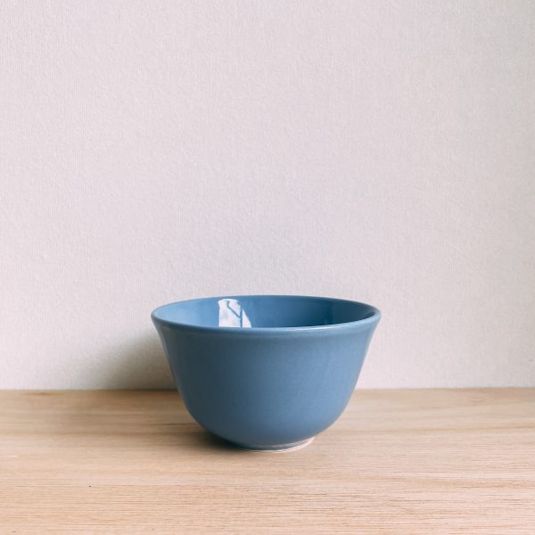 Pastel blue breakfast bowls