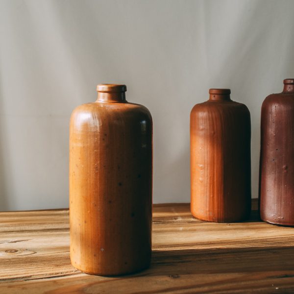 Salt glaze gin bottle