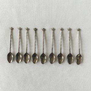 Silver coffee spoons