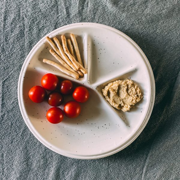 Speckled tapas plate