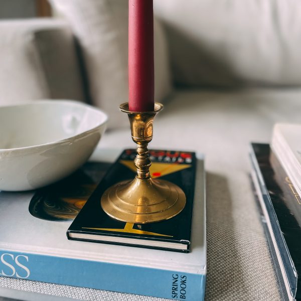 Brass candle holder