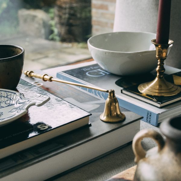 Brass candle snuffer