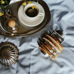 Breakfast in bed - Arne Jacobsen toast rack