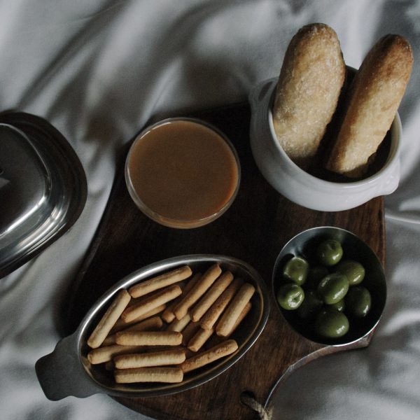 Breakfast in bed - Snack bowl with handle