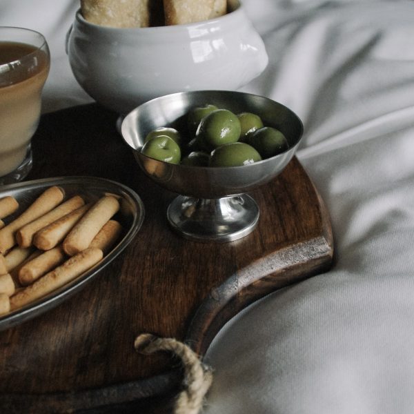 Breakfast in bed - Stainless steel champagne coupe