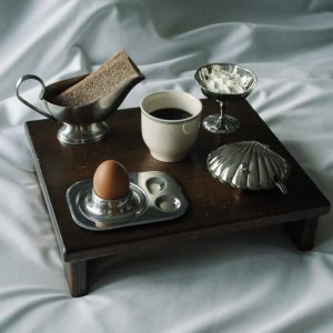 Breakfast in bed - Brutalist bed table