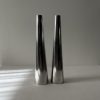 Conical aluminium vases