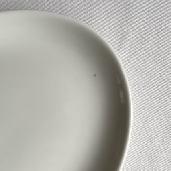 English oval porcelain plate