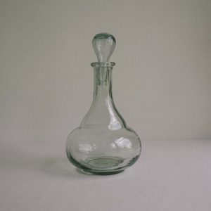 Recycled glass carafe