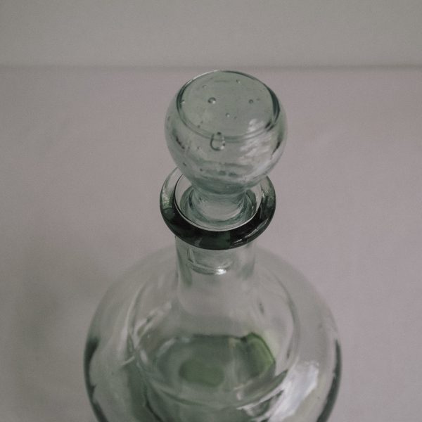 Recycled glass carafe