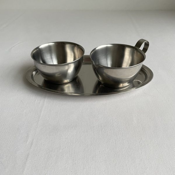 Scandinavian sugar & creamer set