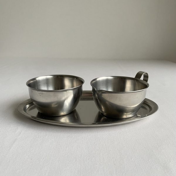 Scandinavian sugar & creamer set