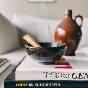 Stoneware smudge bowl