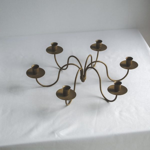 Tabletop low candelabra