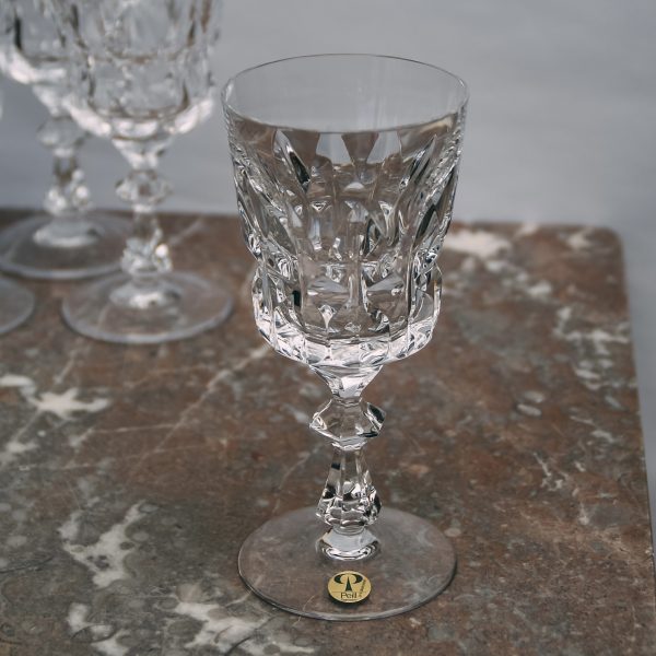 Crystal wine glass