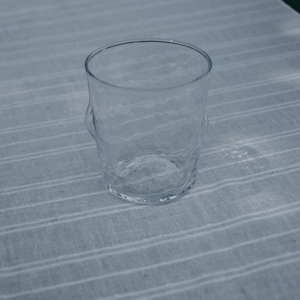 Hammered water glasses