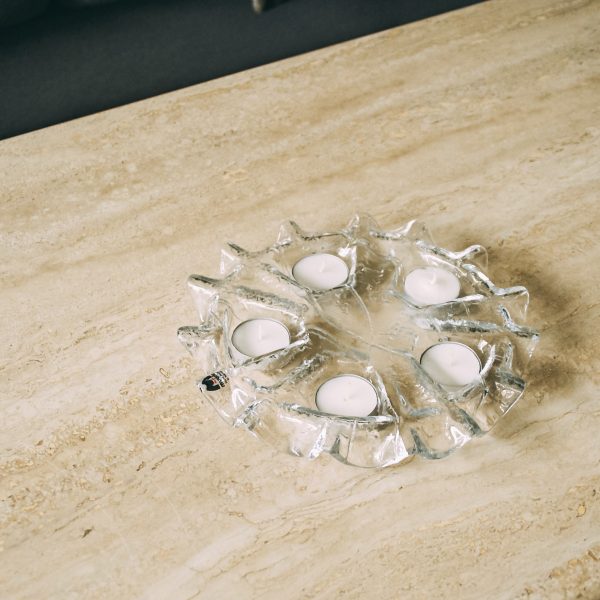 Scandinavian tea light candle holder