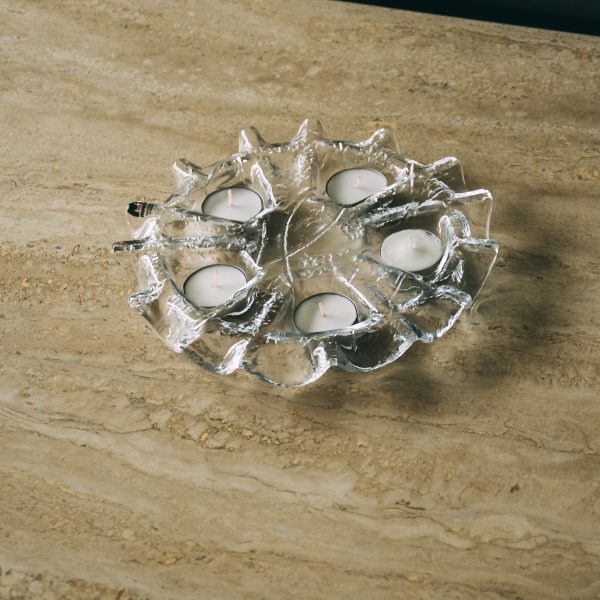 Scandinavian tea light candle holder