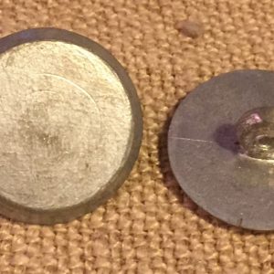 Nordic Half Domed Brass Button 20 mm 15th-19th Century (Military