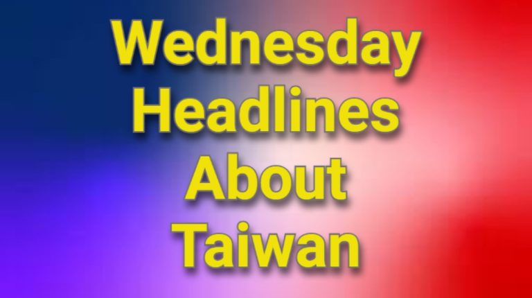 Headlines about Taiwan of 15th May 2024 including Taiwan drag queens bring their glamour to the presidential office!