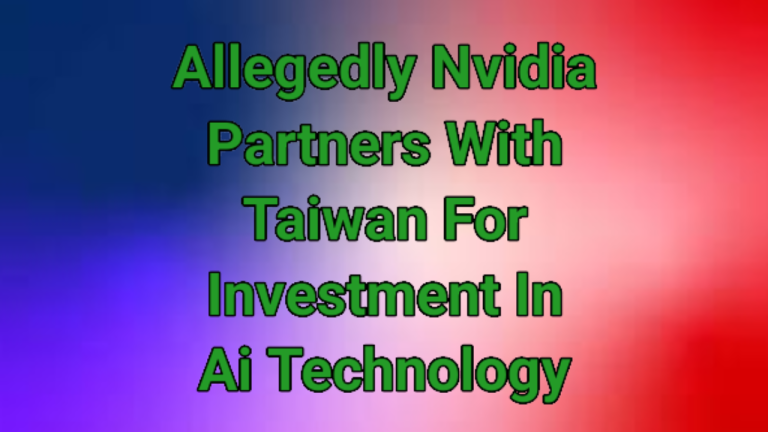 Nvidia’s Jensen Huang in Taiwan to discuss Investment in AI technology!