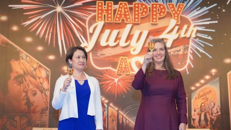VP Hsiao thanks U.S. as AIT celebrates Independence Day in Taipei! This is an original article from CNA FOCUS TAIWAN!