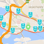 City jogging around Kungsholmen