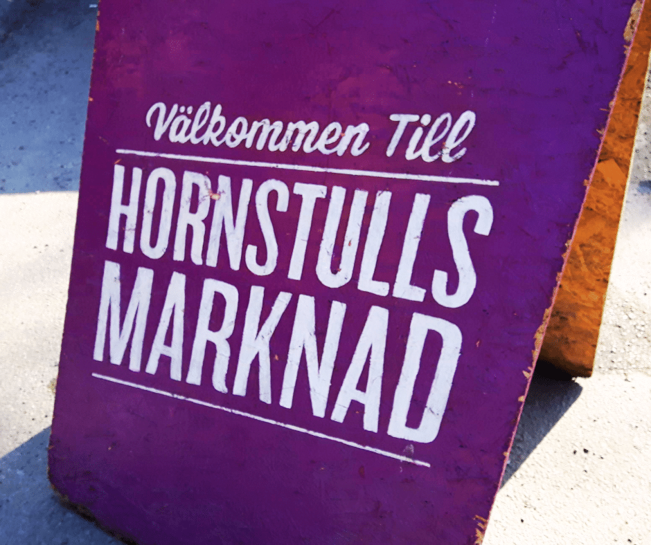 Hornstulls marknad on Södermalm in Stockholm.