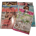 Reading Swedish magazines and newspapers are a good method to improve your Swedish.