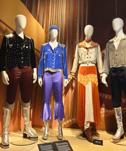 At ABBA - The Museum you can see the original costumes from the Waterloo performance at the Eurovision Song Contest.