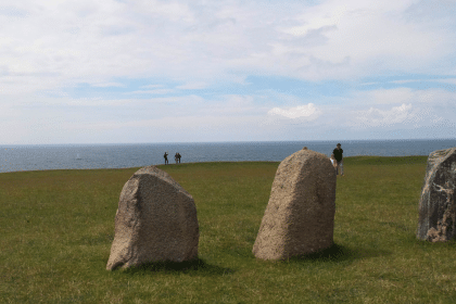 Ale's Stones in Southern Sweden is like the Swedish Stonehenge.