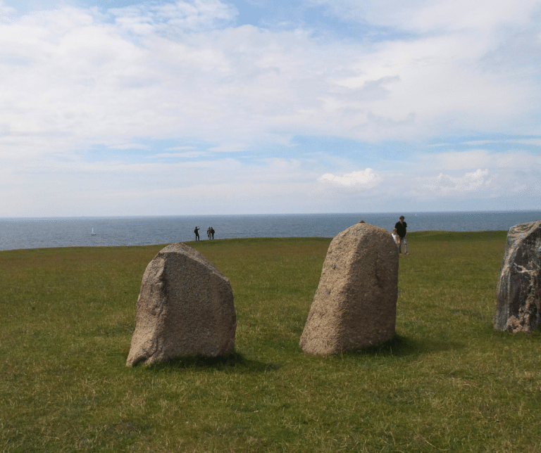 Ale's Stones in Southern Sweden is like the Swedish Stonehenge.